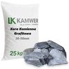 Kora Kamienna Grafitowa Antracytowa 30-50mm, 25kg - Dekoracyjna do ogrodu, rabatek i ścieżek