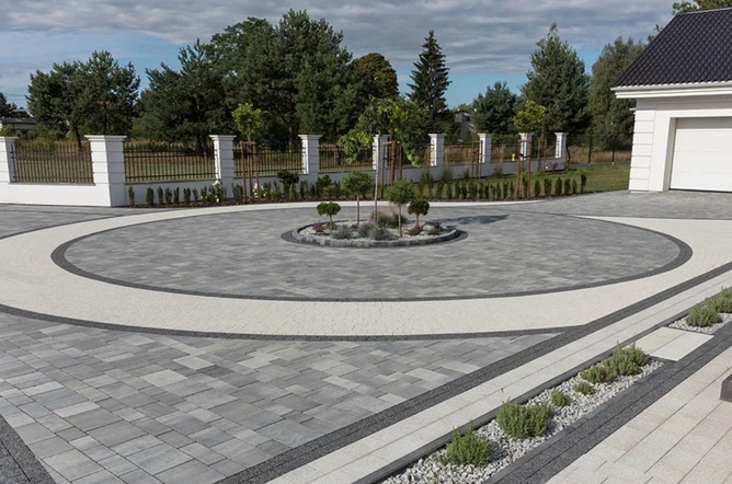 Kostka brukowa Promenada wapień dewoński gr. 6,5cm Bruk-Bet