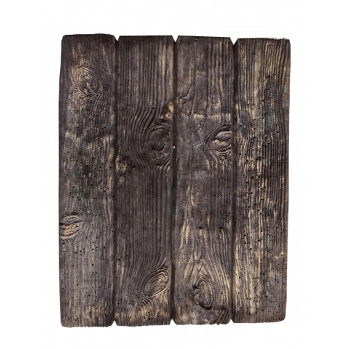 Palisada drewnopodobna betonowa 40x32 kolor brązowy, 75szt