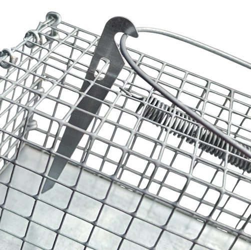 Żywołapka na myszy 15x8x8cm pułapka humanitarna metalowa wielorazowego użytku