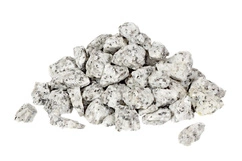 Grys Granitowy Szary 8-16mm, 25kg - Dalmatyńczyk, Sól i Pieprz, Dekoracyjny i Ozdobny Kamień Ogrodowy na Ścieżki, Rabaty, Oczka Wodne i Tarasy