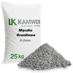 Mączka Granitowa 0/2 mm 25kg – Fuga do Kostki Brukowej i Granitowej