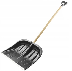 Łopata do Śniegu na Zimę 138cm - Szeroka Szufla do Odśnieżania Chodników, Parkingów
