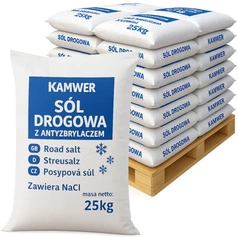 Sól Drogowa 1000kg Workowana – skuteczna sól zimowa do dróg, chodników, śniegu, lodu i gołoledzi