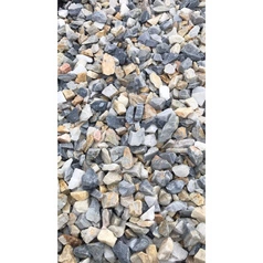 Grys Lazurowy 32-63mm, 1000kg - Naturalny Kamień Ogrodowy, Dekoracyjny i Ozdobny na Ścieżki, Rabaty, Oczka Wodne i Tarasy