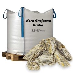 Kora Gnejsowa Kamienna Gruba 32-63mm, 1000kg - Dekoracyjna do ogrodu, rabatek i ścieżek
