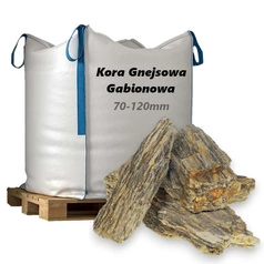 Kora Kamienna Gnejsowa Gabionowa 70-120mm, 1000kg - Dekoracyjna do ogrodu, rabatek i ścieżek