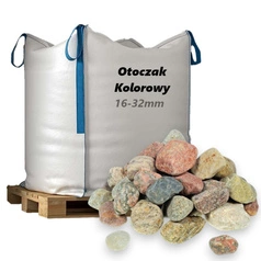 Otoczak Kolorowy 16-32mm, 1000kg - Naturalny Kamień Ogrodowy, Dekoracyjny i Ozdobny na Ścieżki, Rabaty, Oczka Wodne i Tarasy