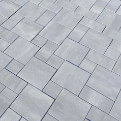 Kostka brukowa Visio, wapień szary, gr. 6cm, Bruk-Bet