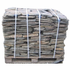 ŁUPEK MUROWY KAMIEŃ SZAROGŁAZOWY 1000kg - Ozdobny, Ogrodowy, Na Murki, Skalniaki, Kaskady, Oczka Wodne, Ścieżki i Ogrodzenia