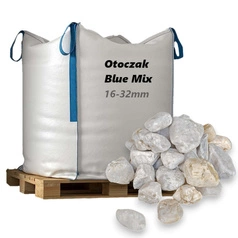 Otoczak Blue Mix 16-32mm, 1000kg - Naturalny Kamień Ogrodowy, Dekoracyjny i Ozdobny na Ścieżki, Rabaty, Oczka Wodne i Tarasy